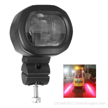 10-80V Red Blue Line Zone LED Forklift Safety Light